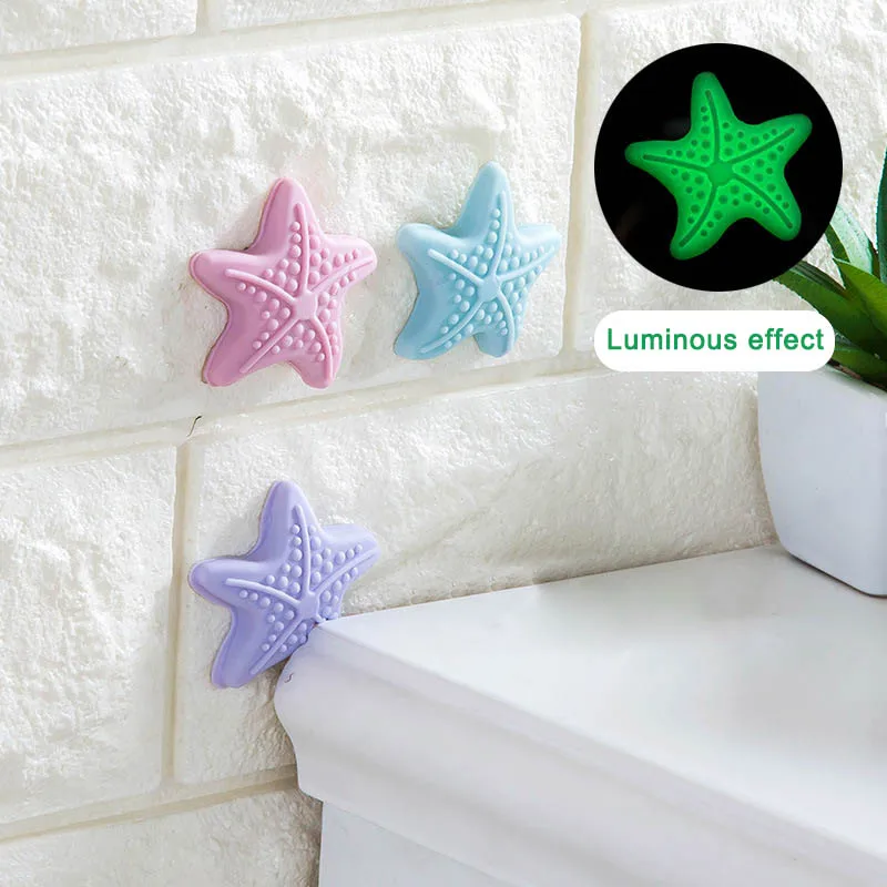 

Silicone Adhesive Door Handle Bumper Luminous Hand Guard Pad Self-Adhesive Stopper UD88