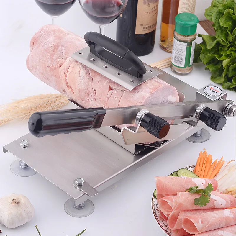 freeshipping Meat Cutting Slicer Mutton Roll Stainless Steel Beef Meat