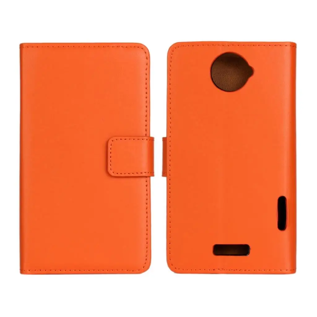 Популярный кожаный чехол-кошелек для htc One X S720e держатель для карт чехол-книжка Ретро чехол для телефона для htc One X GG - Цвет: Оранжевый