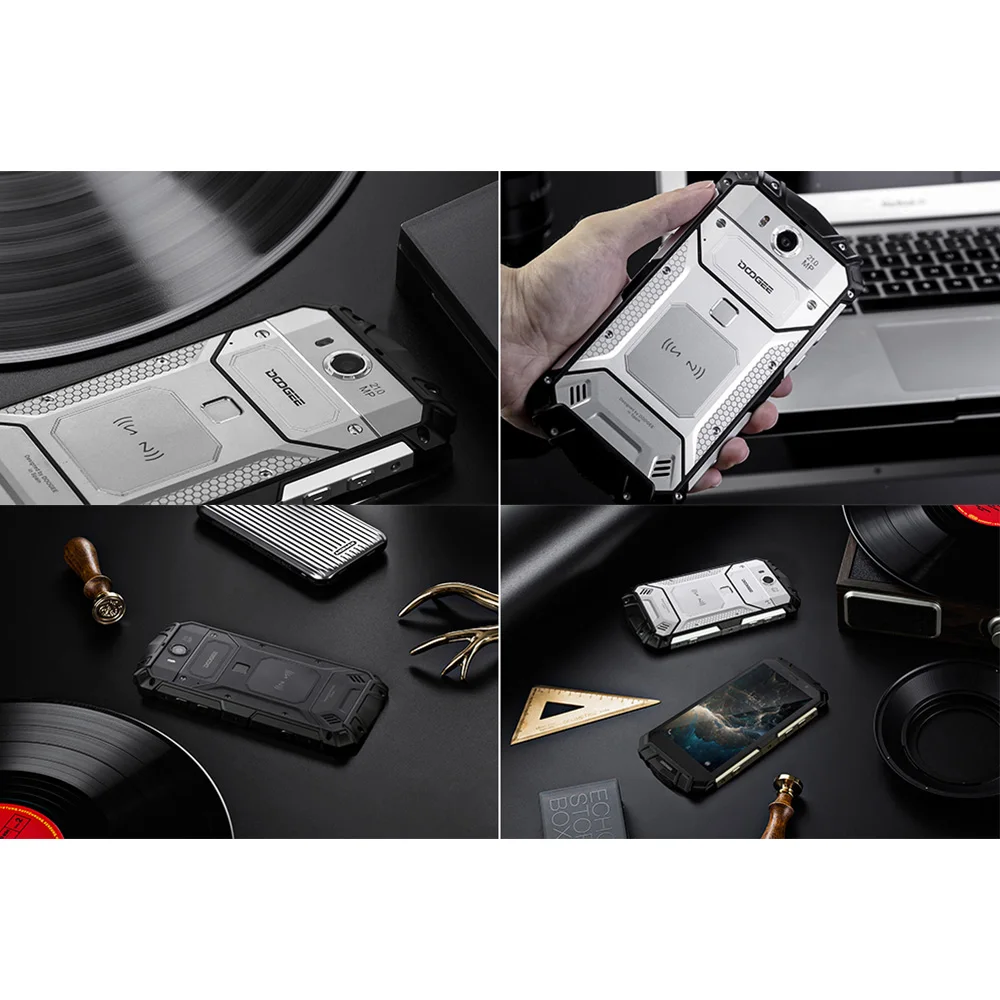 IP68 Оригинал DOOGEE S60 Helio P25 Восьмиядерный 6 ГБ 64 Гб Смартфон 5 2 дюймов FHD 5580 мАч