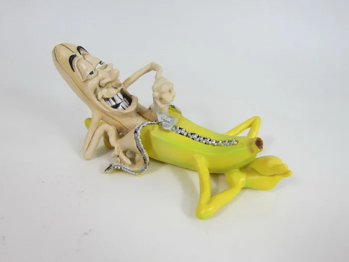 Bad Banana Man Забавный резиновый коллекционный несвязанный вариант «злой банан» фигурка мужчины украшения классные продукты