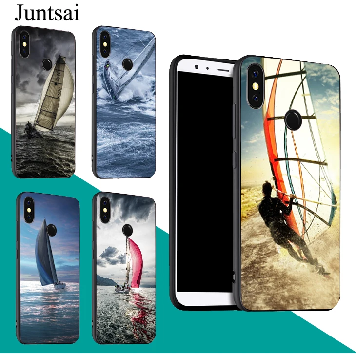 Extreme Sports Sailing Boat Case For Xiaomi Redmi Note 10 9 11 Pro 10S 9T Mi Lite 11T Cover POCO F3 M3 M4 X3 | Мобильные телефоны и