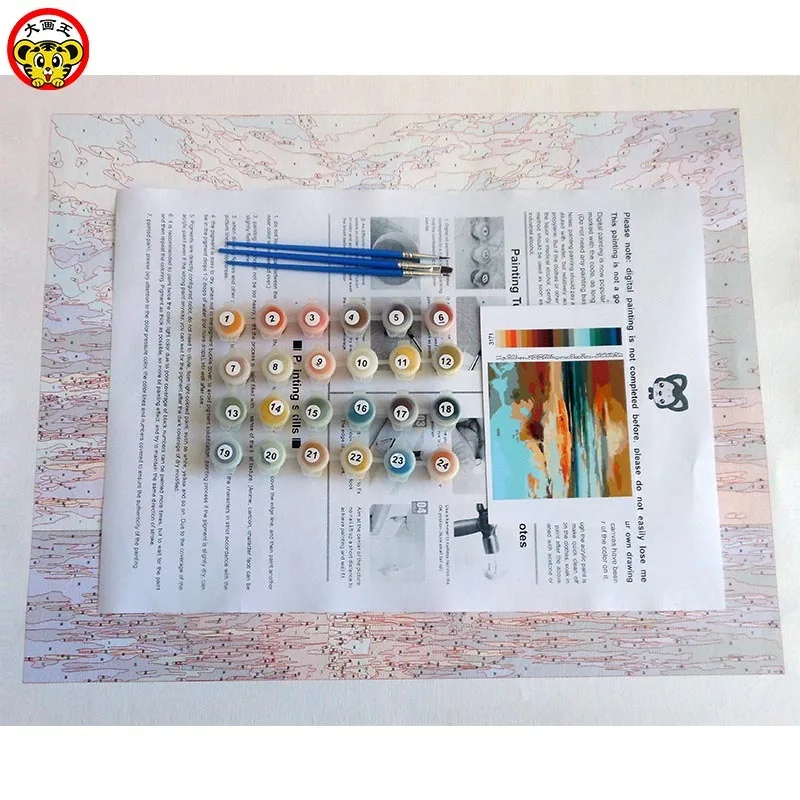 Günstige Malerei durch zahlen kunst farbe durch zahl DIY dekoration wohnzimmer schlafzimmer sofa hintergrund berühmte malerei Van Gogh iris