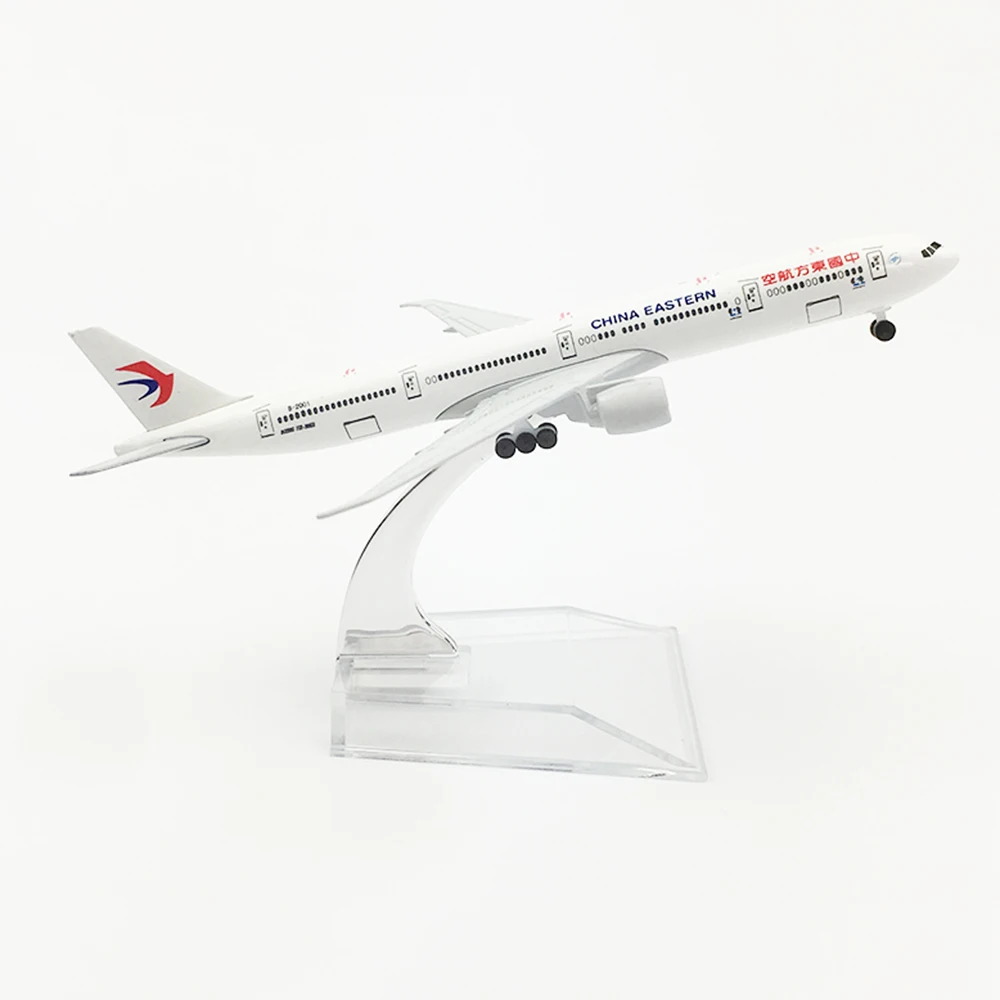 1/500 масштаб самолета Boeing 777 с шасси China Eastern Airlines 15 см сплав самолет B777 модель игрушки Детский подарок коллекция