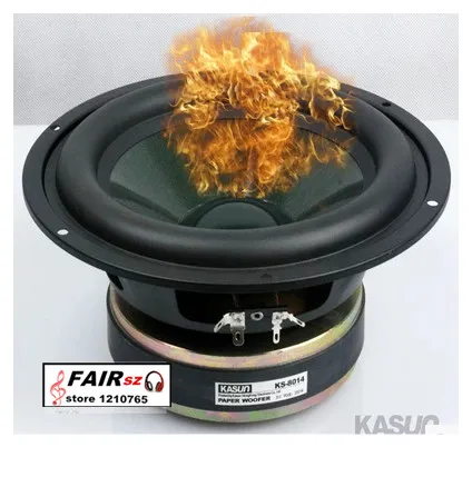 Kasun 8 дюймовый низкочастотный динамик с басами speaker KS 8014 200W ohm HiFi super bass fever speaker|speaker