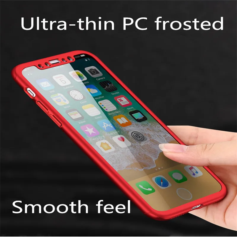 

CBL high quality 360 Degree Full Cover Case For iphone 6 6S 7 8 Plus Shockproof Cases For iphone X XS Max XR 5S SE Screen Film