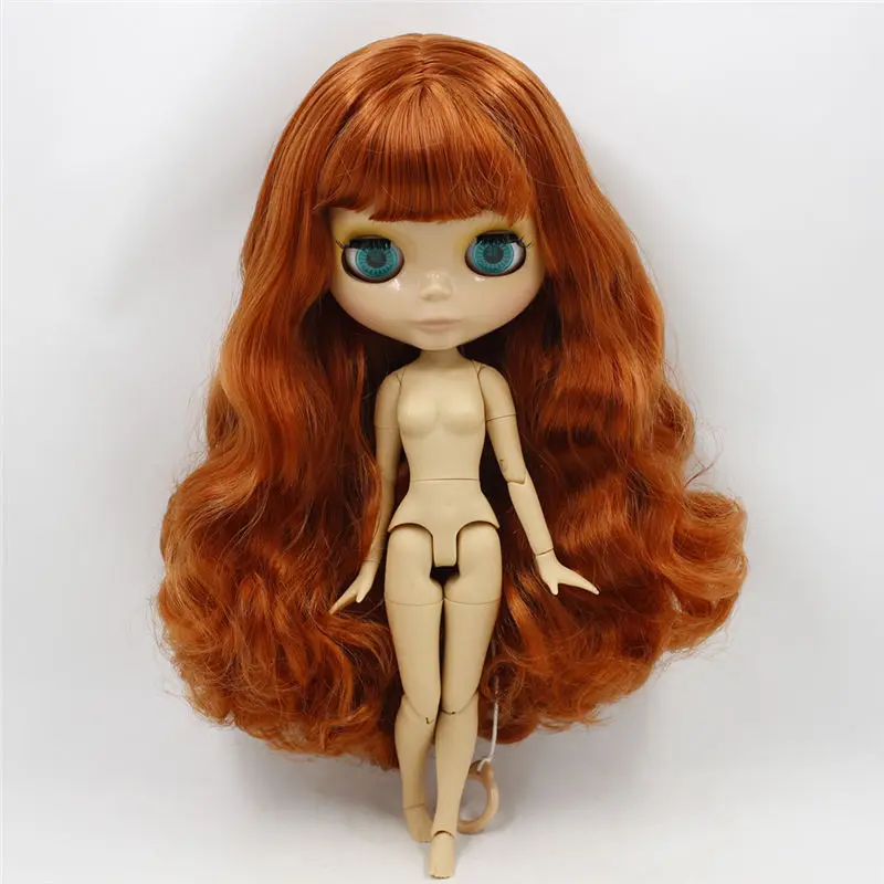 Кукла телесного цвета Blyth № bl1027232 красный каштановый волос тела сжигание кожи с большой грудью 1/6 завод Blyth - Цвет: like the picture