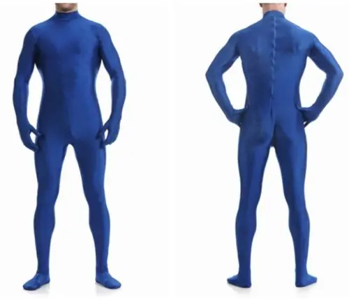 blue skin suit