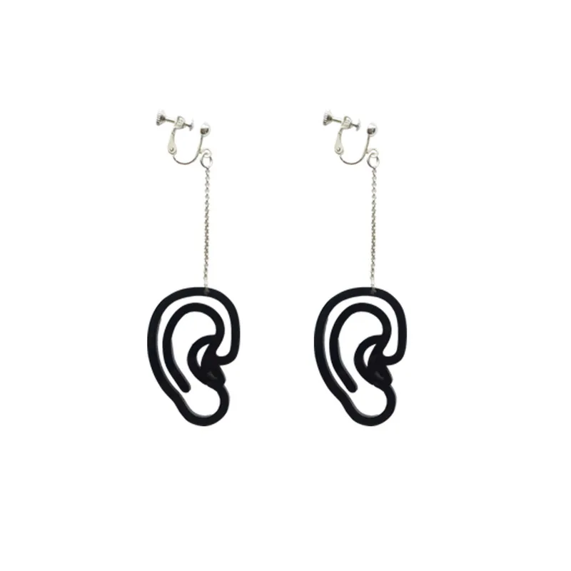 

Acrylic laser Third Ear Earrings ear clip