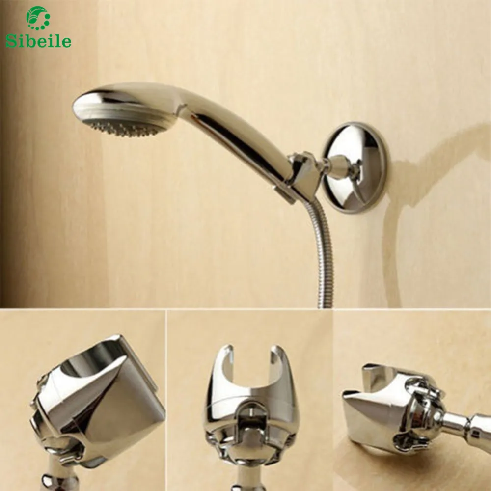 

SBLE Big Promotion 360 Adjustable Universal Bathroom Moving Shower Hand Head Holder Bracket Mount Suction Cup Wall-Mount