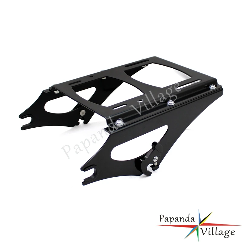 

Papanda Black Motorcycle Detachable Two Up Tour Pack Mounting Luggage Rack for Harley FLHR FLHRC FLHT FLHX FLTR FLTRX 2009-2013