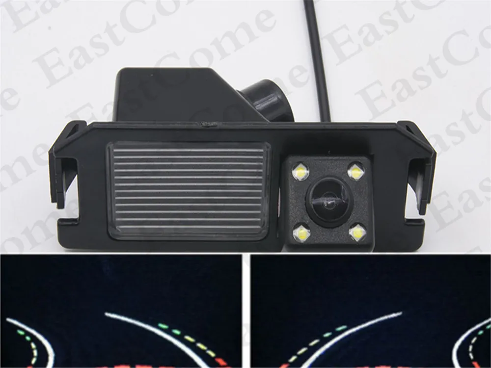 

Car CCD Dynamic Trajectory Tracks Waterproof 4 LED Rear view Camera BackUp Reverse Parking Camera for Kia Soul 2012 2013 2014