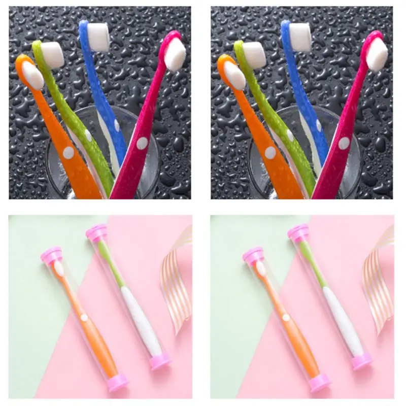 10000 волосы мягкие щетинки маленькая головка зубная щетка детские молочные зубы для ухода за зубами Нескользящая зубная щетка инструмент От 3 до 8 лет