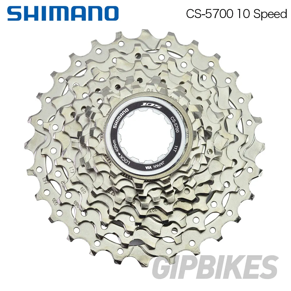 10 Speed Chain Shimano 105 CS-5700 10-Speed Cassette Lightweight