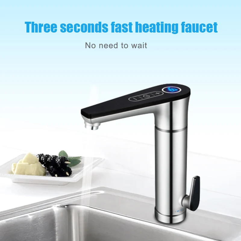 Kbxstart Tankless Water Heater 220V Banheiro Electric Tap Touch Bathroom Water Faucet Fast Heating Torneira With EU UK AU Plug