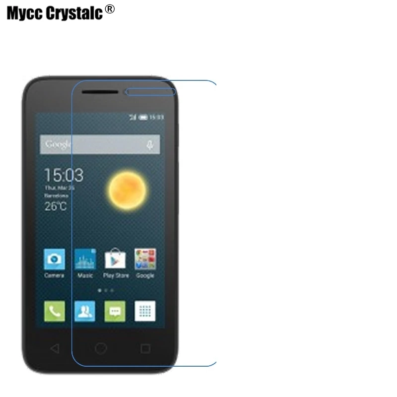 Мягкая стеклянная защитная пленка нано Взрывозащищенная для Alcatel One Touch Pixi First 4024D