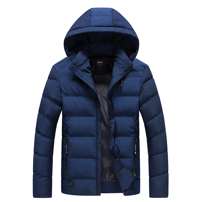 Мужские пуховики и куртки с капюшоном зимняя парка мужская одежда 2018 плюс размер одежда толстая теплая верхняя одежда пальто теплое