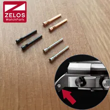 2 шт./компл. сталь короткие часы винт трубчатая балка уха стержень Ссылка Комплект для мужчин AP ру тёмно-дуб-морской дайверские часы ушки 15703ST