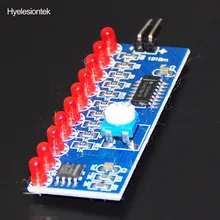 LED Light Chaser Water Flowing Electronic DIY Kits Module NE555 + CD4017 Driver Powered Circuit Fast Cycle