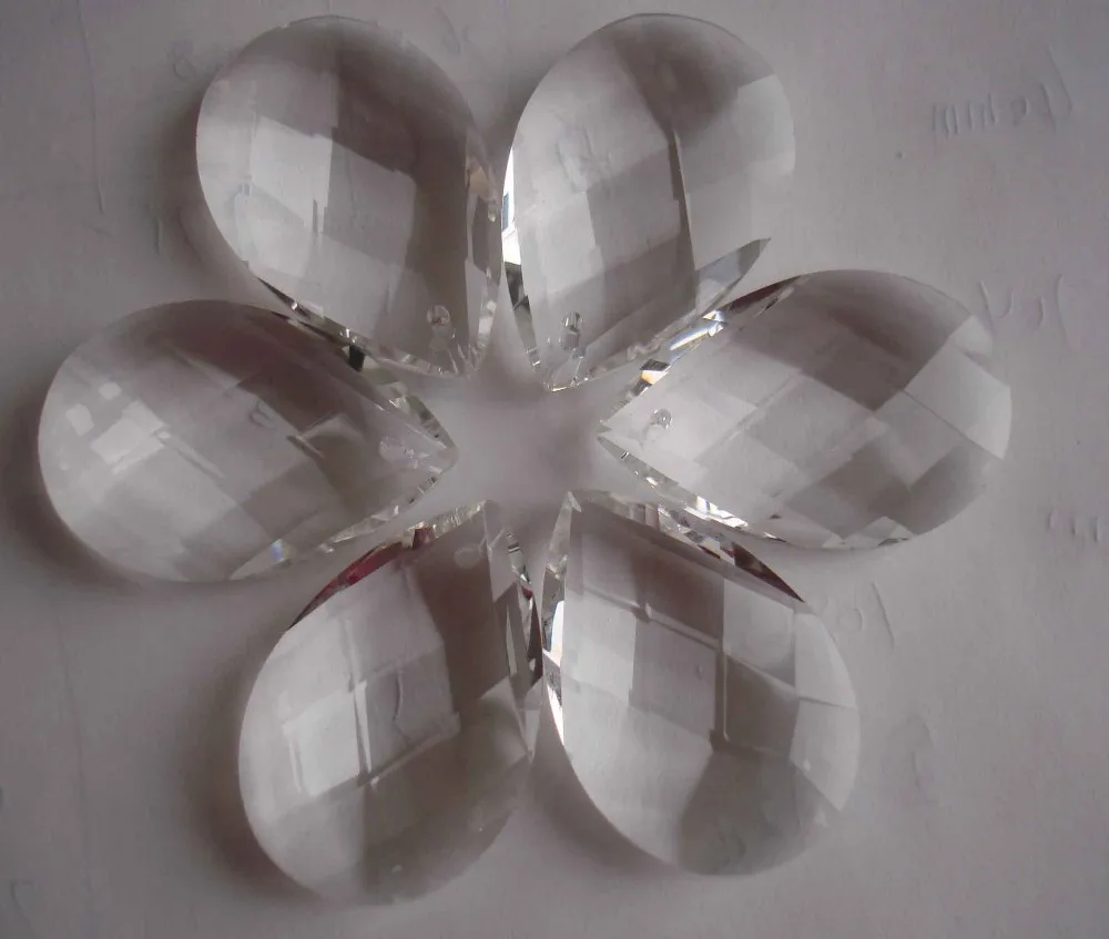 

2pcs/lot 89mm Clear K9 Glass Crystal Prisms Pendants Chandeliers Parts Lustres Rainbow Lamp Lighting Hang Drops 89mm
