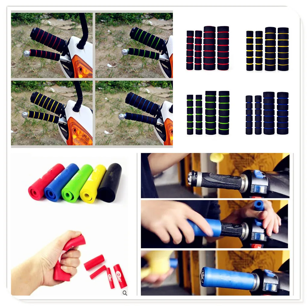 motocross Motorcycle Handle Bar Foam Sponge Grip Cover Nonslip Handlebar for SUZUKI S HAYABUSA GSXR1300 M DL650 VSTROM|Grips| - AliExpress