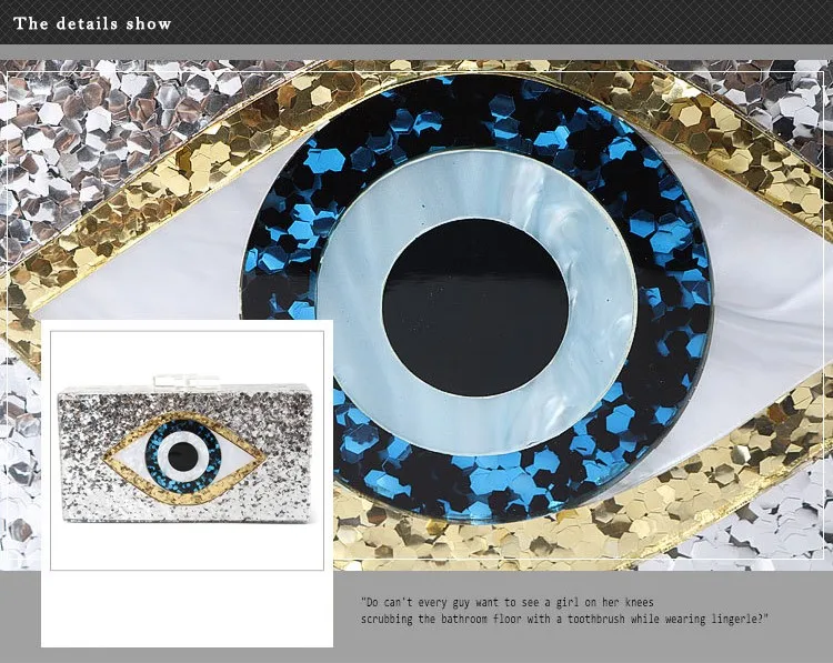 crystal bling cluth bag blue eye (14)