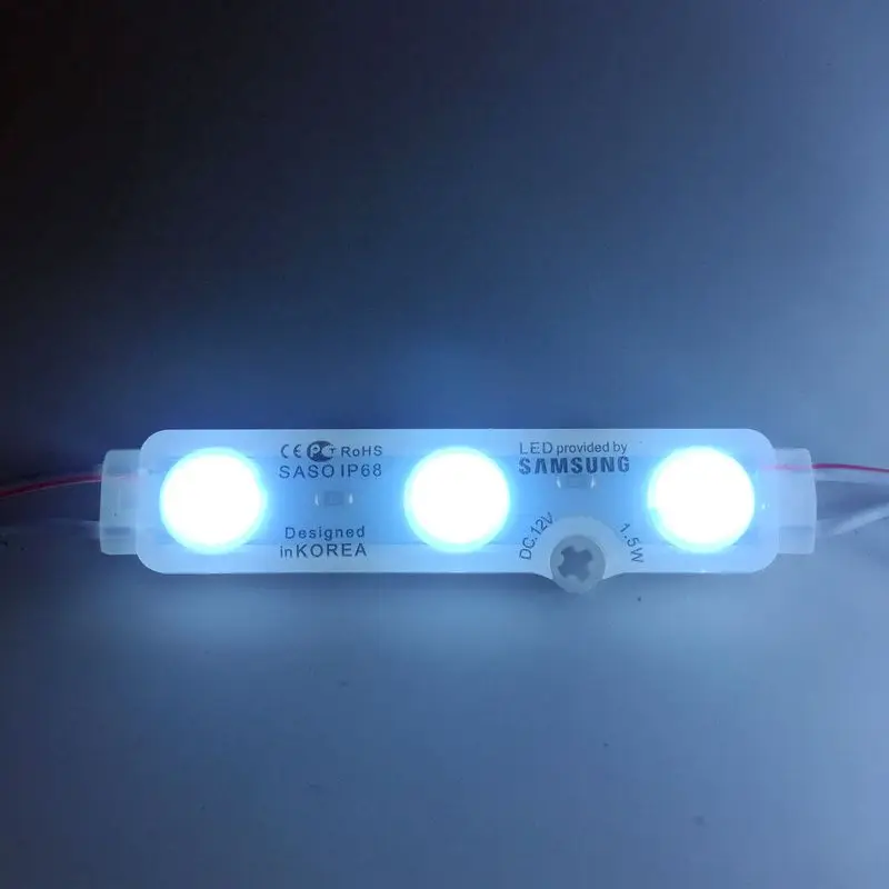 Samsung чип SMD 5730 3 светодиодный инжекторный модуль 12 В водонепроницаемый IP68 белый