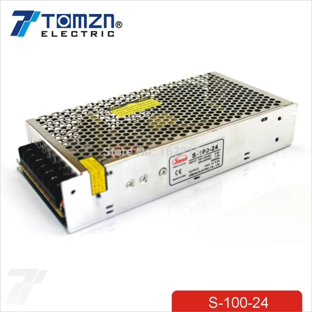 100 W 24 V 4.3A одиночный выход импульсный источник питания для светодиодной полосы света