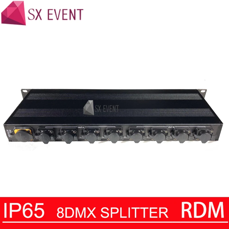 RDM 8 разделитель DMX IP65 RDM 8 разделитель DMX усилитель сигнала и дистрибьютор 1 вход на 8 выходов плюс