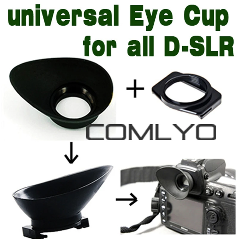 

Free Shipping Universal Rubber Camera Eye Cup EyePiece Adapter Eyecup Size for canon Nikon Sony Pentax Olympus professional