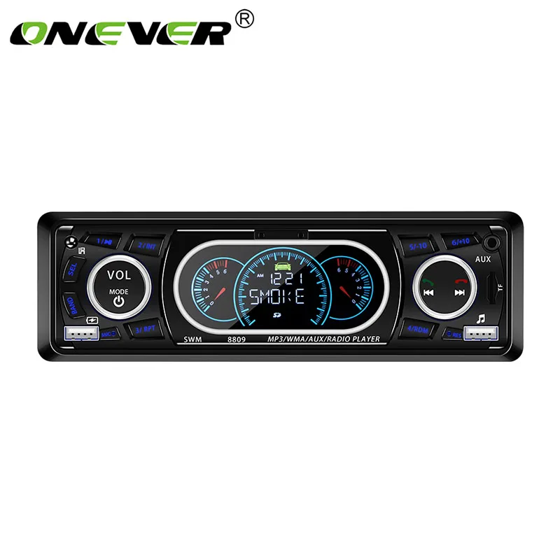 

Onever Car Radio 1 Din 12V Bluetooth Car Stereo LCD Display Autoradio FM Aux Input Receiver USB MP3 60W X 4 High Power Output EQ