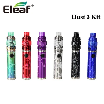 

New Original Eleaf iJust 3 Kit with 3000mah Battery Vape and 6.5ml ELLO Duro Atomizer Tank Electronic Cigarette with HW-N Coil