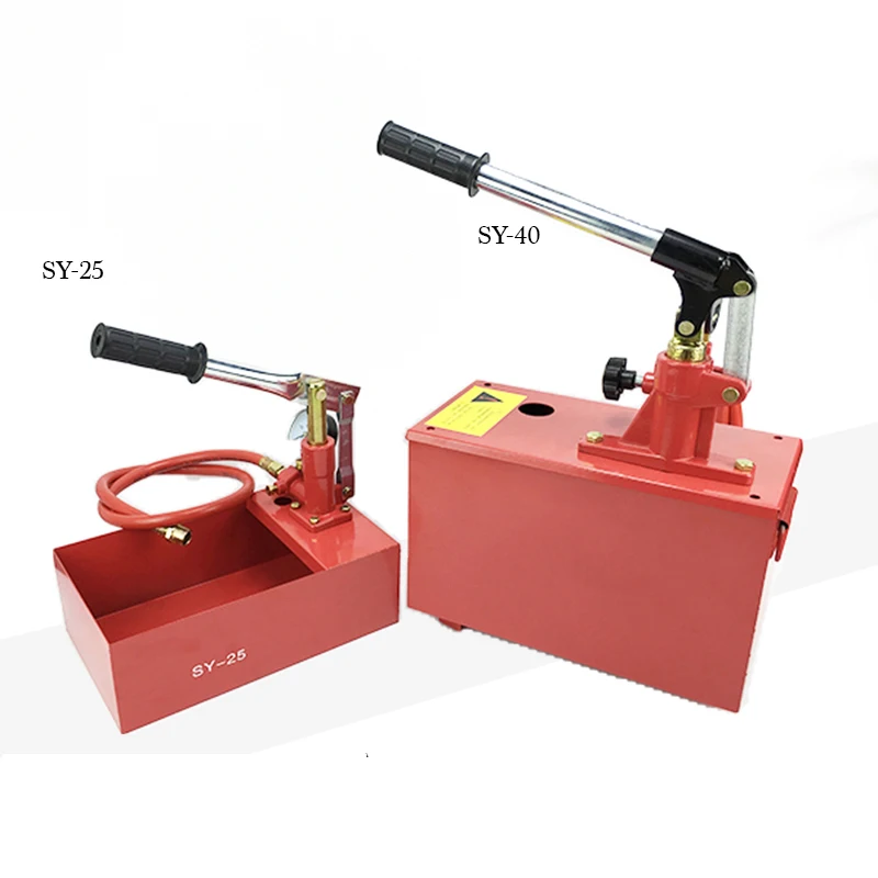 

610 25KG Hand Test Pump PPR Water Tube Detection Machine Thickened Pipeline Pressure Detection Water Pump Piston Pump