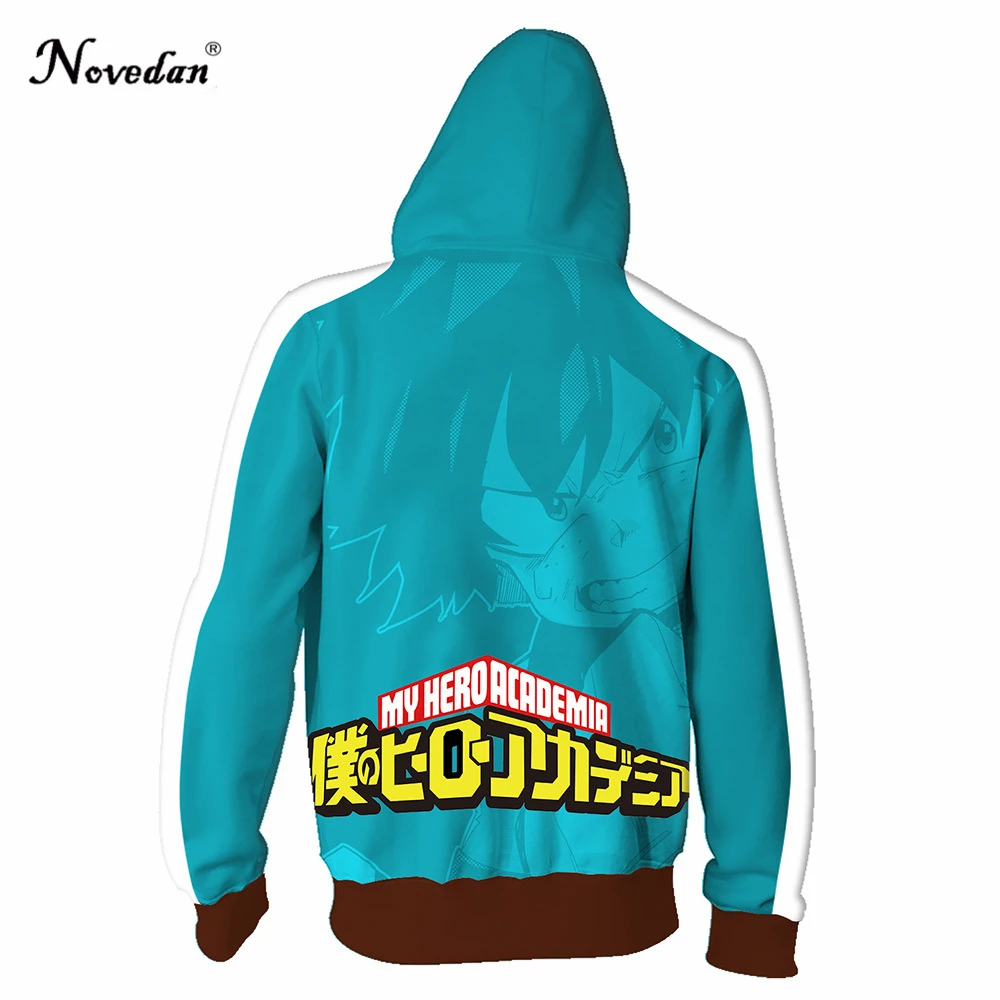 Толстовка с капюшоном с героями мультфильма «My Hero Academy» izku Midoriya Shouto Todoroki Boku No Hero Academy»; костюм для косплея; толстовка; куртка Bakugou Katsuki