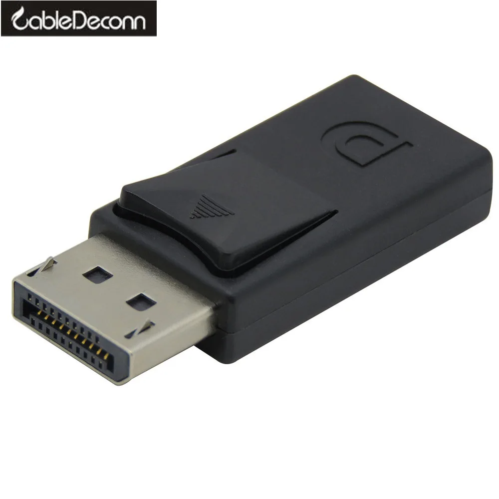 

DisplayPort Male to Mini DP DisplayPort Female extender Adapter for Apple iMac Cinema PC, HDTV, Monitor or projector - Black