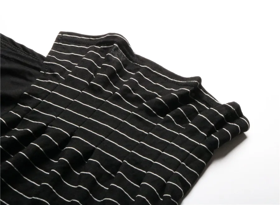 Gladiolus Hot Summer T Shirt Women Batwing Sleeve O Neck Striped Patchwork Irregular Loose T-Shirt Women 2019 Casual Ladies Tops (17)