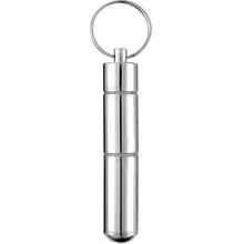 ABLA Nova Moda Portátil 1 PEÇAS de Metal Caixa de Palito Paliteiro Bolso com Chaveiro Keychain Viajando(China)