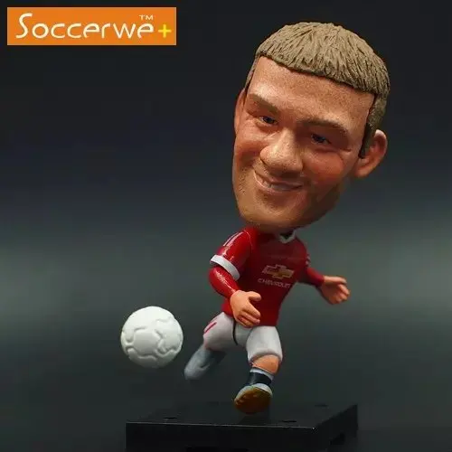 

Football star Soccerwe+ Soccer Player Dolls 10# ROONEY (MU+2016) 2.5" Movable Figurine