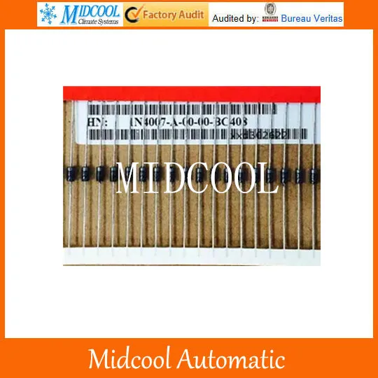 

High quality Rectifier Diode 100PCS 1N4007 4007 1A 1000V DO-41