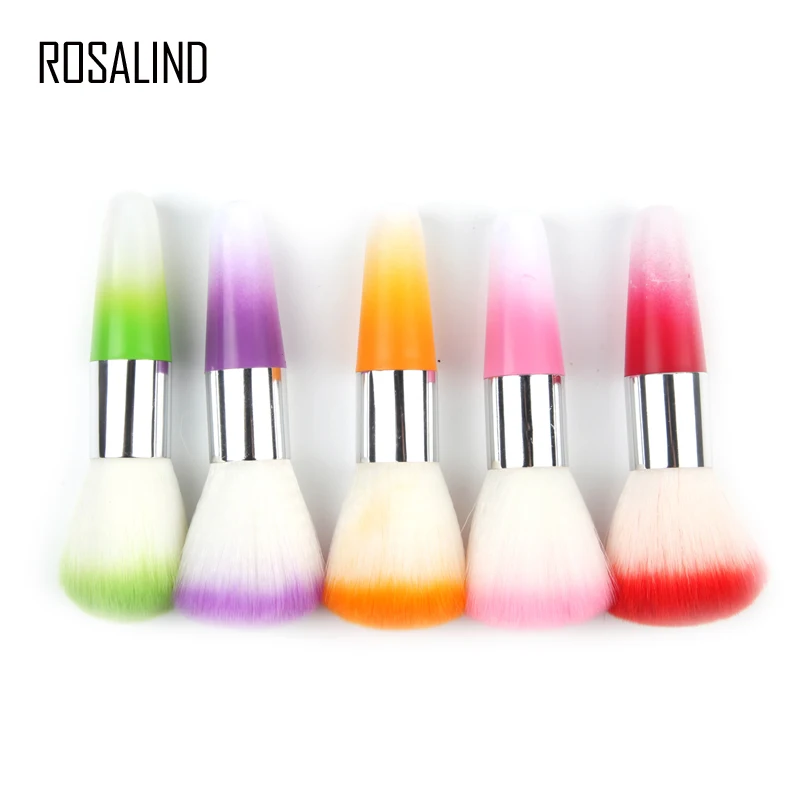 

ROSALIND Nail Brushes For Extensions Gel Nail Art Dust Cleaner For Manicure Design Acrylic Nail Brush