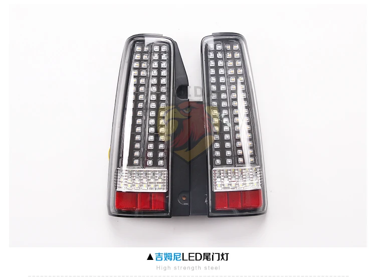 Задний фонарь для Suzuki Jimny JB43 стоп-сигнал/задний фонарь 4X4 внедорожные аксессуары - Цвет: Black