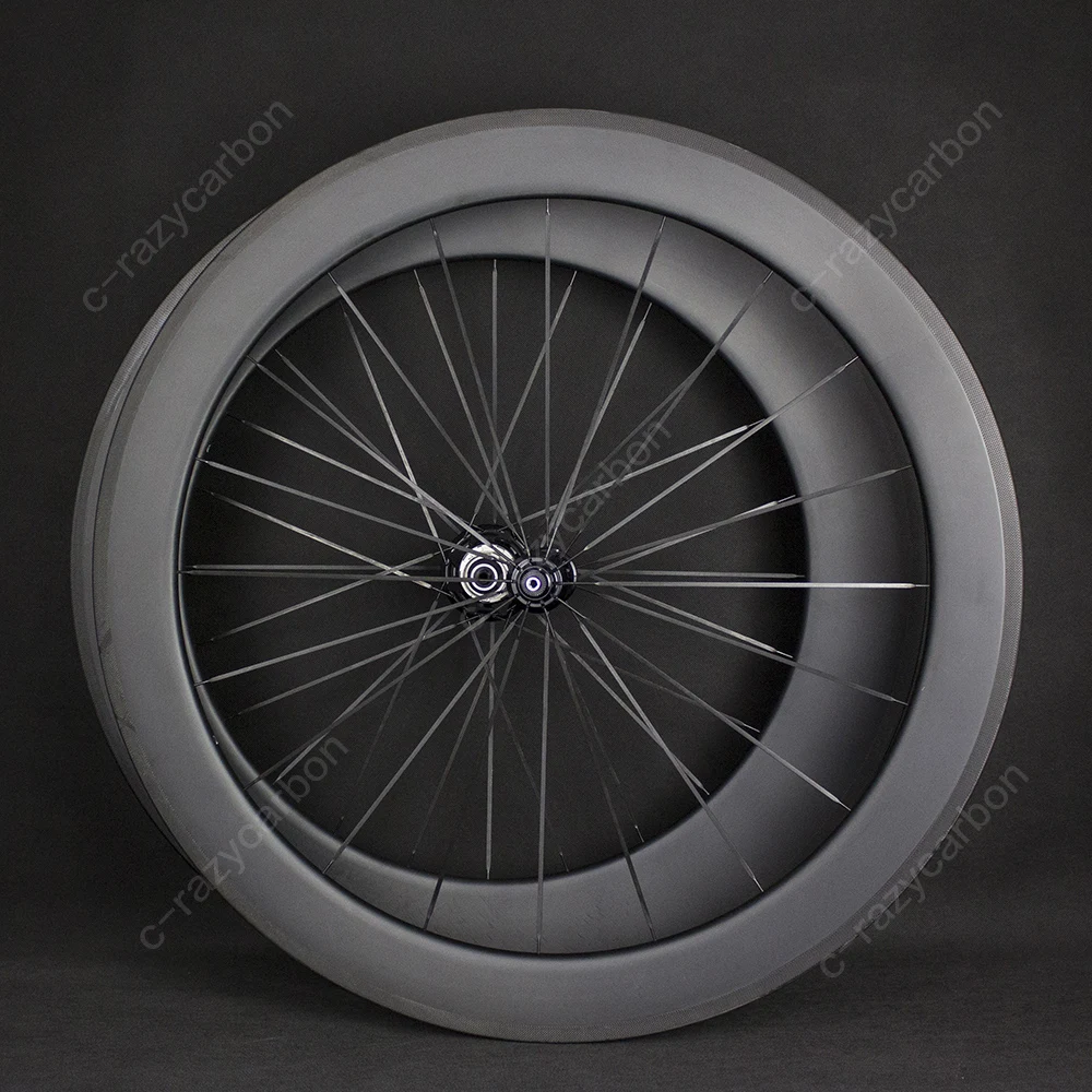 Sale Special Brake Track Super Light 700C 50mm 60mm 88mm Clincher Tubular Road bike Carbon Wheels 23mm Width RR13 Hubs Bicycle Wheels 4