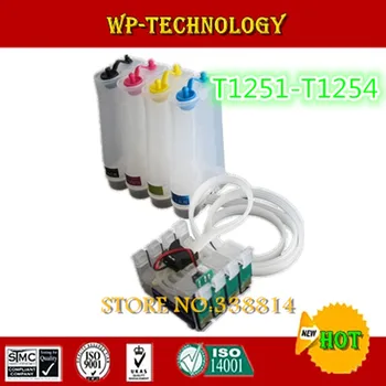 

[Empty] CISS suit for T1251 T1252 T1253 T1254 ,suit for Epson NX125 NX625 NX400 WF520 WF325 printer ,With auto reset chips