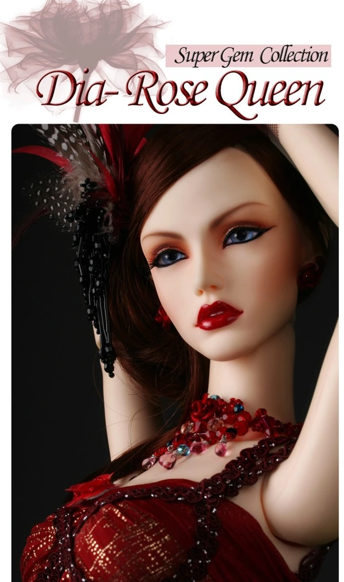 Бесплатный макияж и глаза! Высокое качество 1/3 bjd кукла 65 см сексуальная женская bjd кукла Dia Rose queen супер драгоценный камень тело игрушка 11,11