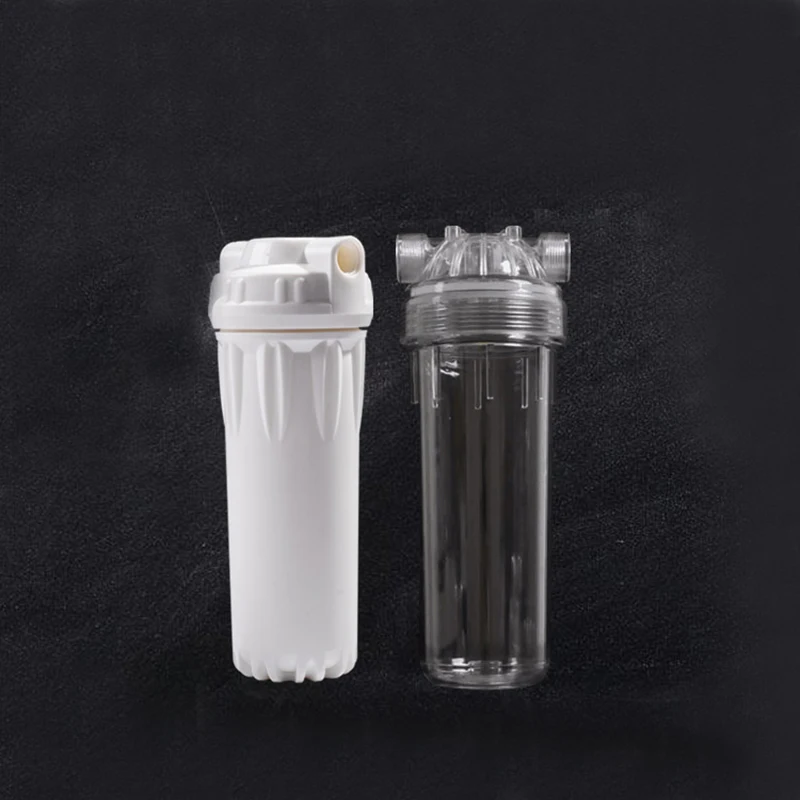 

10 inches Explosion-proof Transparent Bottle Water Purifiers Accessories thicker Filter case front filters shell 2/4/6 Interface
