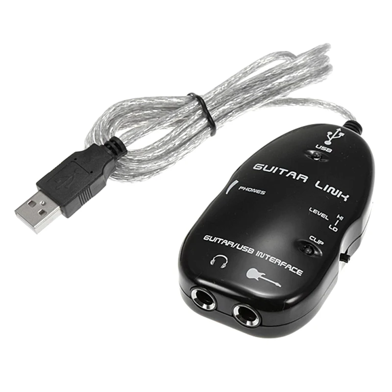 Wholesale 50pcs Electric Guitar Interface USB Audio Link Cable Guitar