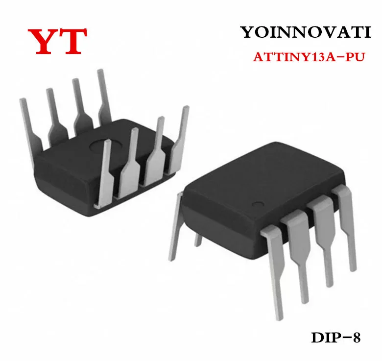 ATTINY13A-PU MCU AVR 1K FLASH 20MHZ DIP8 ATTINY13A 13 ATTINY13 13A ATTINY 13A лучшее качество