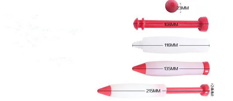 1 шт. пищевая письменная ручка шоколадные кондитерские инструменты для украшения торта Форма кремовая чашка, глазурь для печенья трубопроводы Кондитерские насадки кухонные аксессуары QA 113