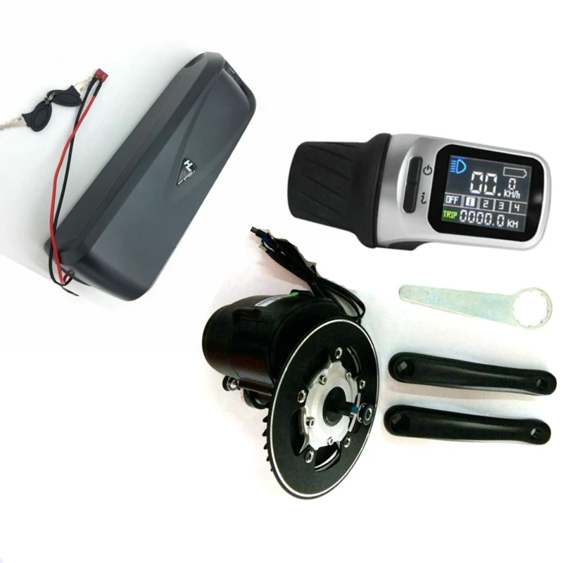 

Tongsheng TSDZ2 Mid Drive Central Motor Conversion ebike Kit,Torque Sensor 48V 500W Electric Bicycle Motor With Battery