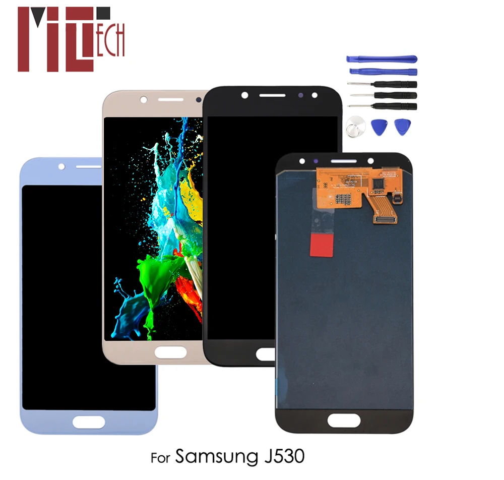 

Super AMOLED LCD Display For Samsung Galaxy J5 Pro 2017 J530 J530Y J530M J530F SM-J530F Touch Screen Digitizer OLED Assembly